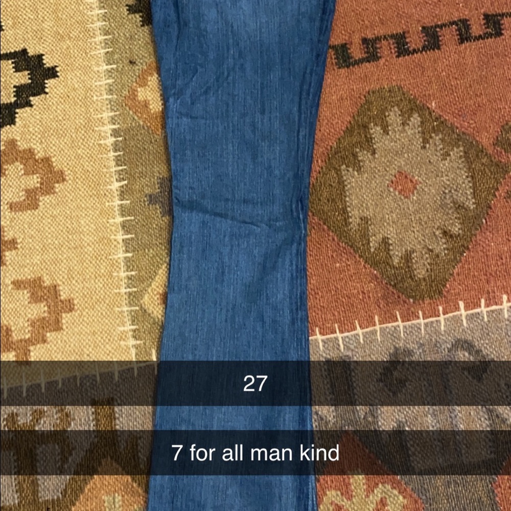Size 27 7 for all man kind